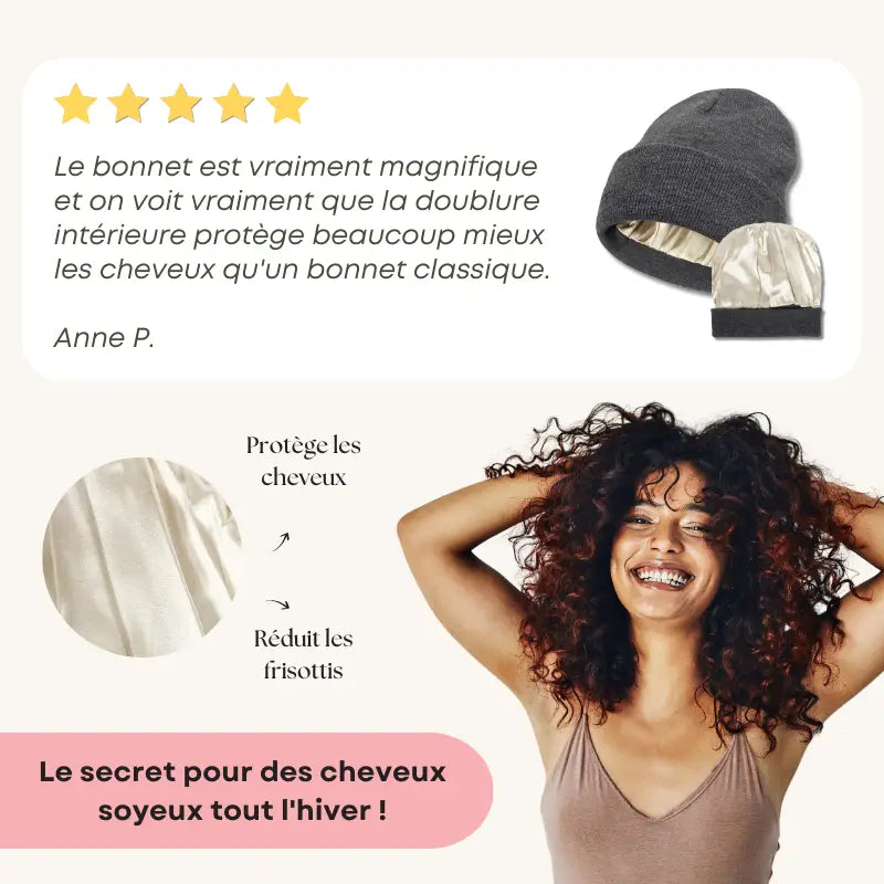 Bonnet d’Hiver en Satin - Bonnet