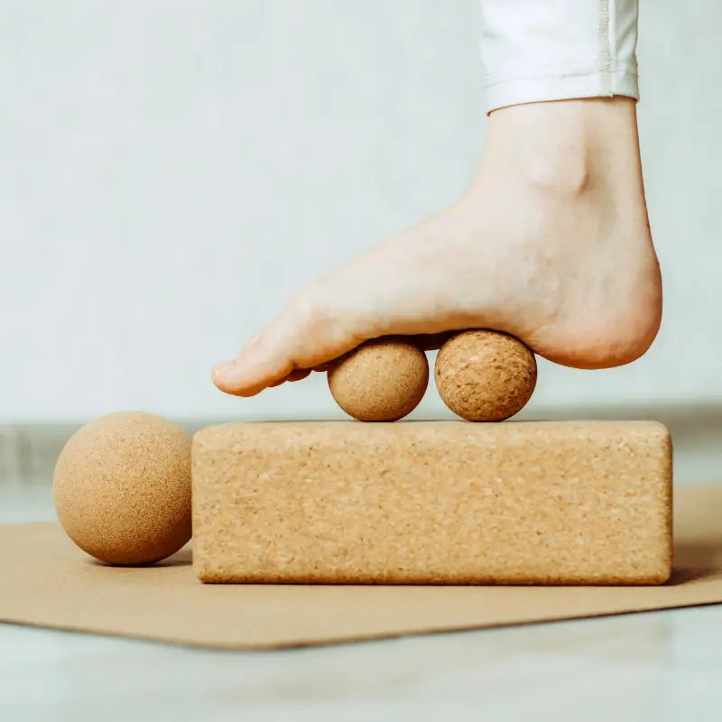 Pack 2 Boules de Massage en Liège - Spécial Dos et Pieds