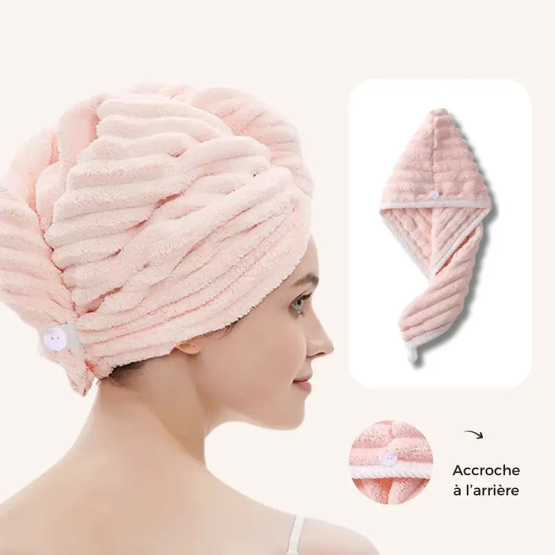 Serviette Ultra-Absorbante pour Cheveux